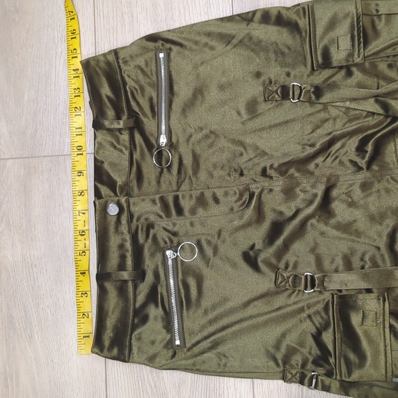 Satin Cargo Skirt - Picture 9 of 16